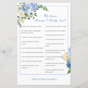 Editable Who Knows Maman et papa Best