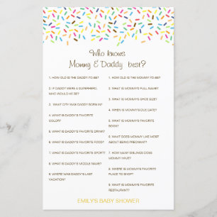 Editable Who Knows Maman et papa Best