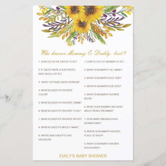 Editable Who Knows Maman et papa Best (Devant)