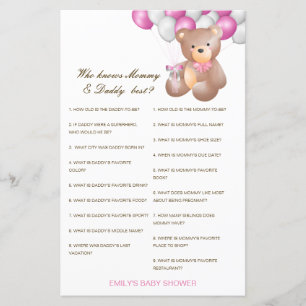 Editable Who Knows Maman et papa Best