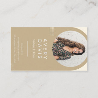 Éditeur vidéo carte de visite