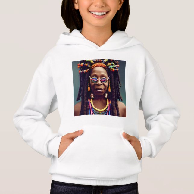Edith Whoopi Goldberg bijoux tribaux africains afr (Devant)