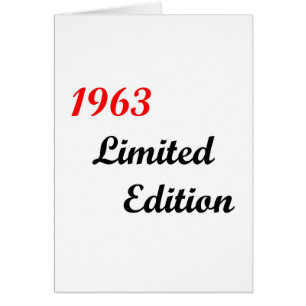 Édition 1963 limitée