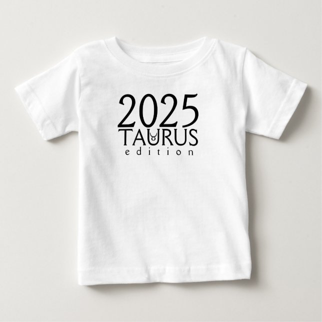 Edition 2025 Taurus avec le symbole Baby T-Shirt (Devant)