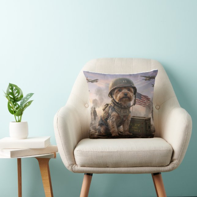 Édition Chien Yorkie | Coussin de Lancement des Fo (Chaise)