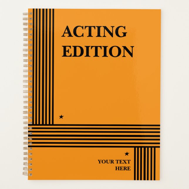 Édition intérimaire Jouer Script Stylisé Planifica (Devant)
