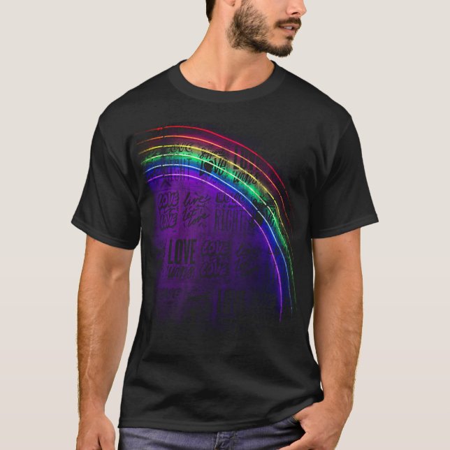 Édition spéciale T-shirt style arc-en-ciel attraya (Devant)