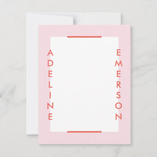 Editorial Moderne Typographie Papier à lettres - R