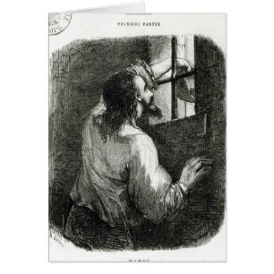 Edmond Dantes emprisonné dans le d'If de château