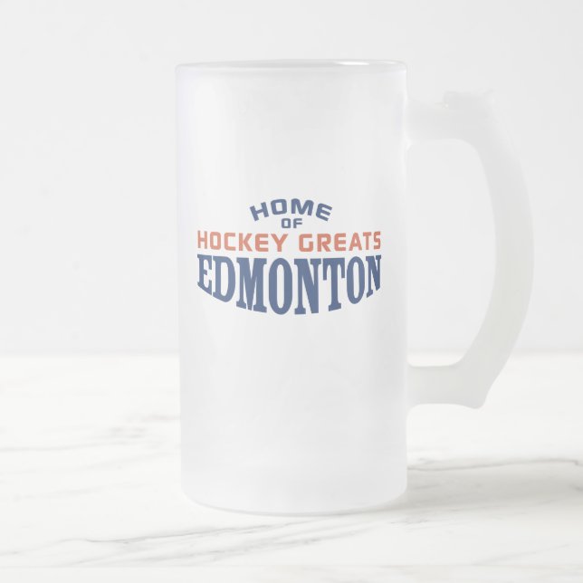 Edmonton Hockey Greats 16 oz Frosted Mug (Droit)