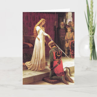 Edmund Blair Leighton : La carte d'accolade