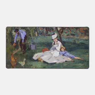 Edouard Manet - La famille Monet dans leur jardin
