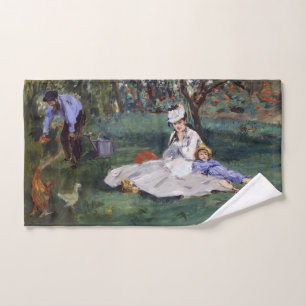 Edouard Manet - La famille Monet dans son jardin