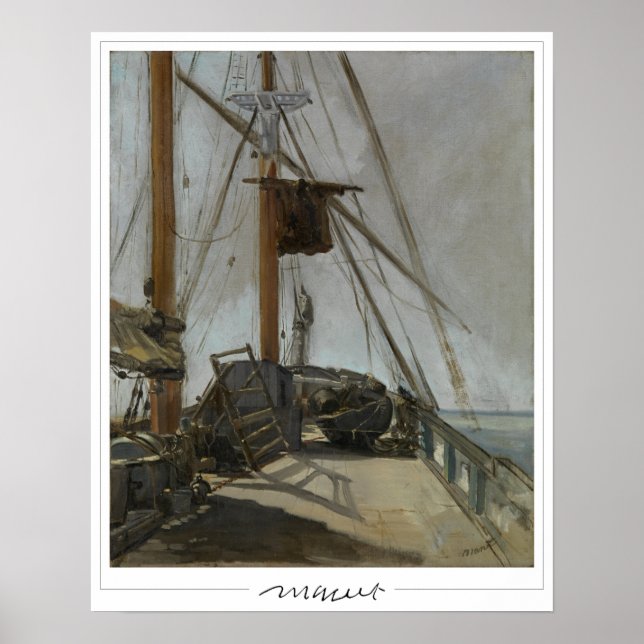 Édouard Manet Zedign Art Poster #13 (Devant)