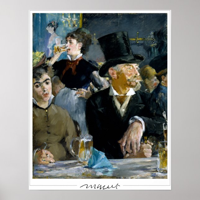 Édouard Manet Zedign Art Poster #14 (Devant)