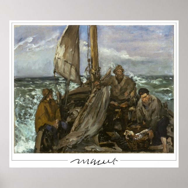 Édouard Manet Zedign Art Poster #15 — 2 (Devant)