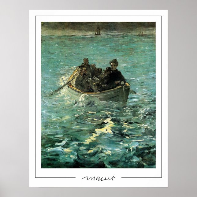 Édouard Manet Zedign Art Poster #172 (Devant)
