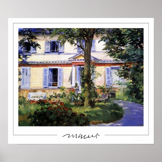 Édouard Manet Zedign Art Poster #196 (Devant)