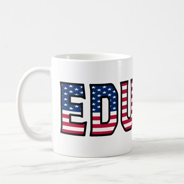 Edouard Name Prénom USA styled Tasse Café (Gauche)