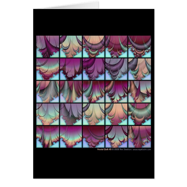 Édredon #3 de fractale (Devant)