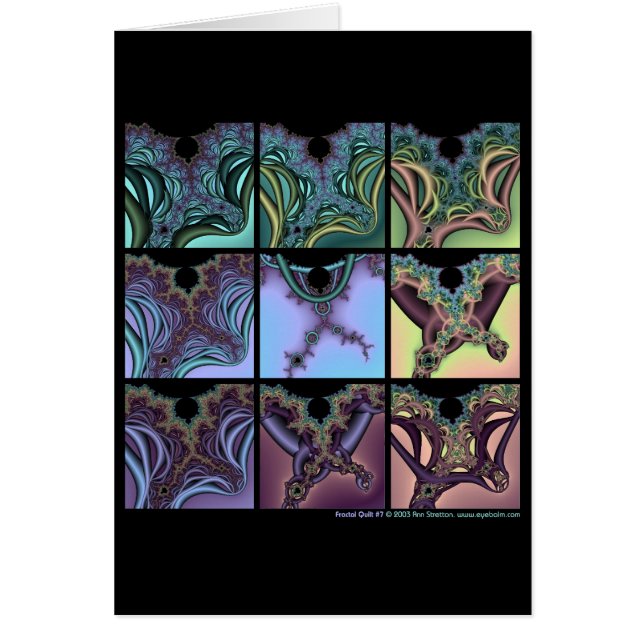 Édredon #7 de fractale (Devant)