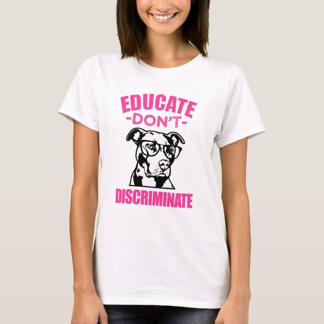 Educate ne distinguent pas le T-shirt drôle de (Devant)