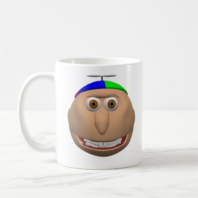 EdukayFUN Johnny And Papa Heads Mug (Gauche)