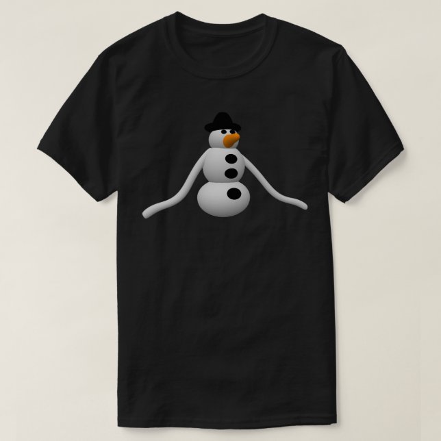EdukayFUN snowman T-shirt (Design devant)