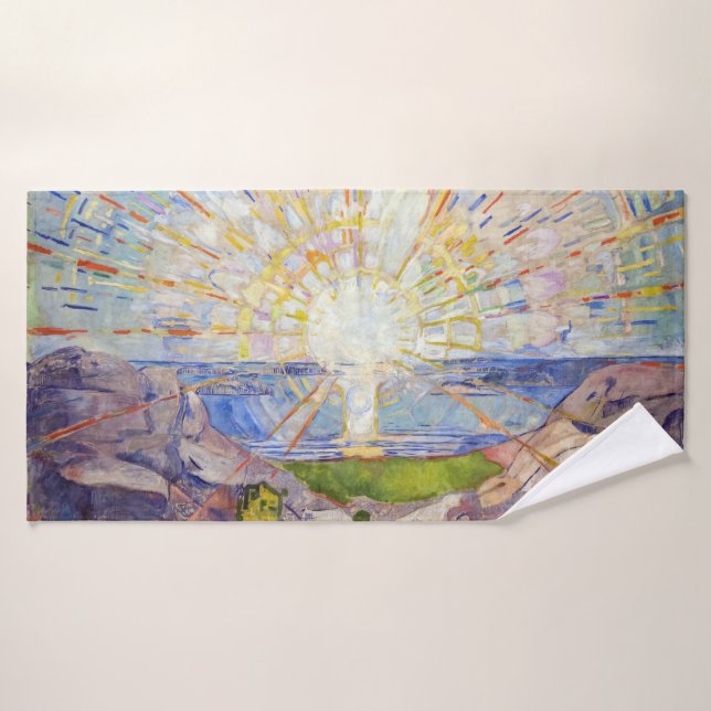Edvard Munch - Le Soleil 1911 (Serviette de bain)