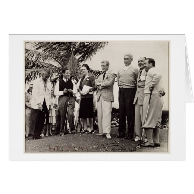 Edward, Duke of Windsor (1894-1972) et Wallis (Devant horizontal)
