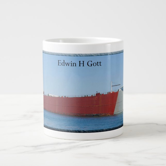 Edwin H. Gott jumbo mug (Devant)