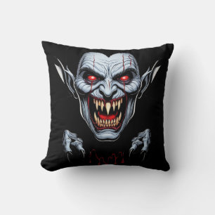 Eerie Vampire Oreiller Visage
