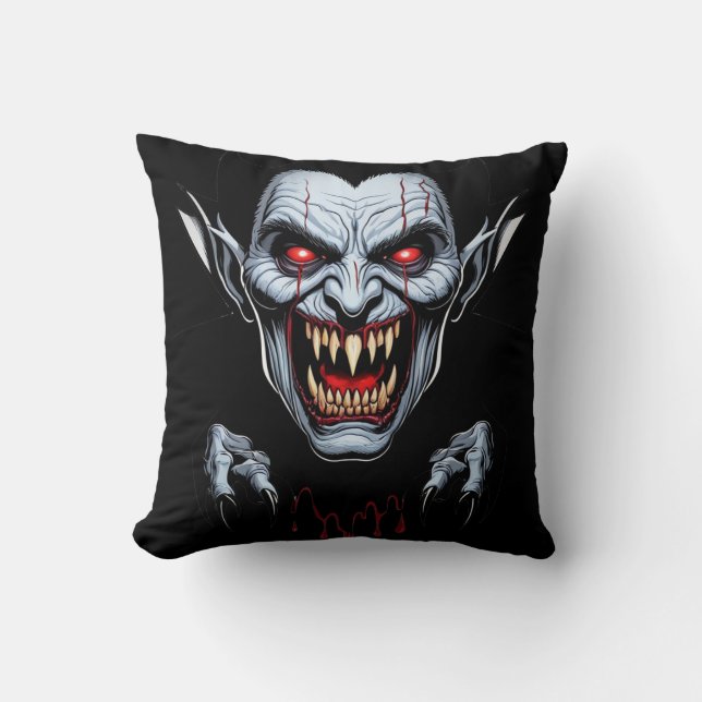 Eerie Vampire Oreiller Visage (Recto)