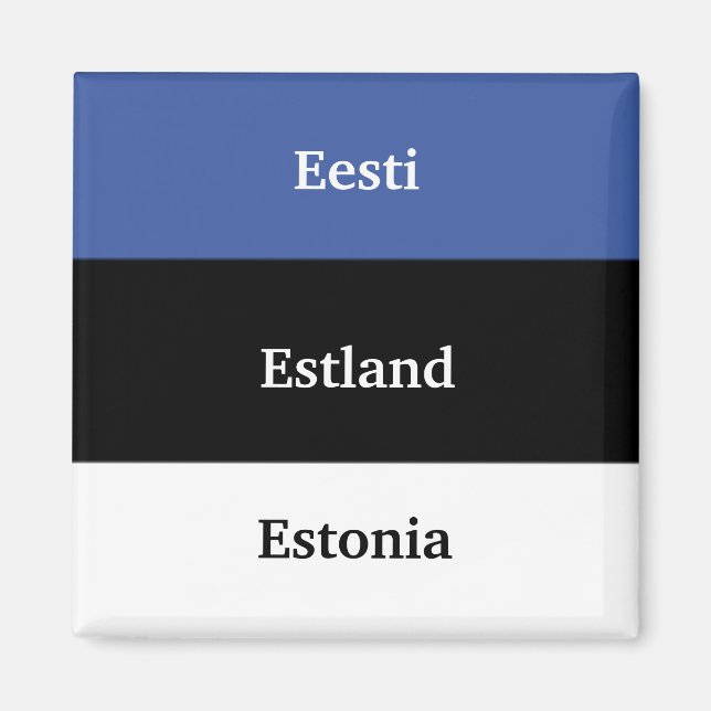 Eesti - Estland - Estonie Magnet (Devant)