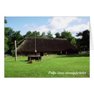 Eesti/Estland/Geburtstags estonien Karte