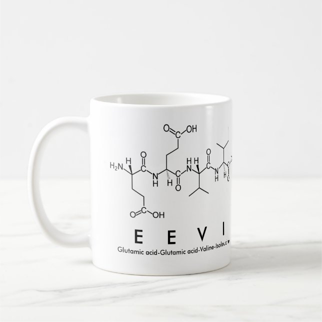 Eevi peptide nom mug (Gauche)