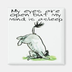 Eeyore drôle de citation aimant cadeau