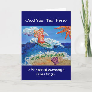 Effacer la carte de voeux Ange Cancer (sur mesure)