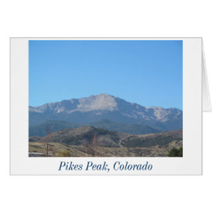 Effacer la carte Pikes Peak
