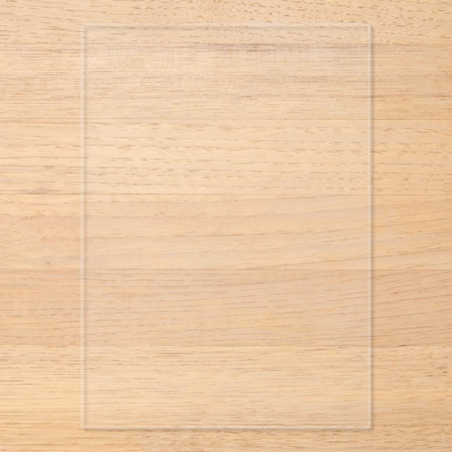 Effacer la Faire-part de mariage acrylique (Recto)