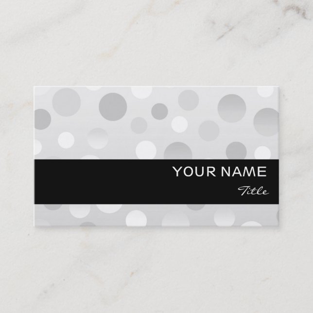 Effacer le modèle de carte de visite Fizz bande no (Devant)