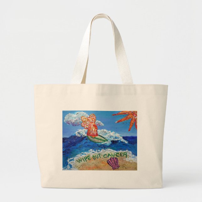 Effacer le sac Ange Cancer (Devant)