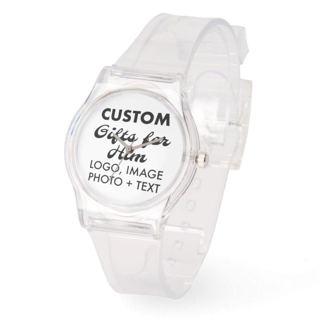 Effacer Silicone Montre Cadeaux personnalisés pour (Angle)