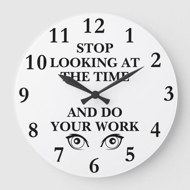 Effectuez votre horloge murale de travail (Recto)