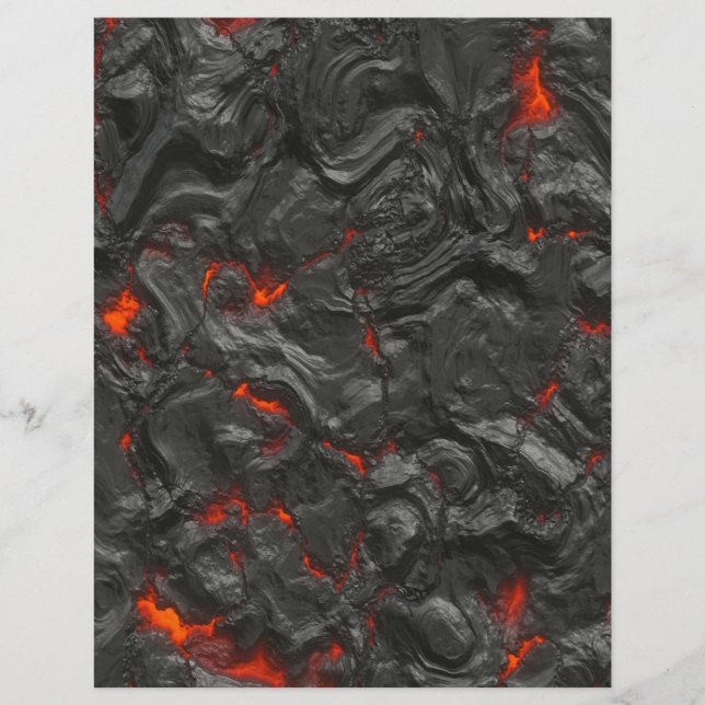 effet arrière - plan de lave volcanique (Devant)