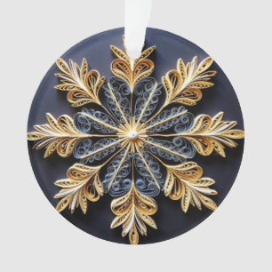Effet de calage 3d Flocon de neige