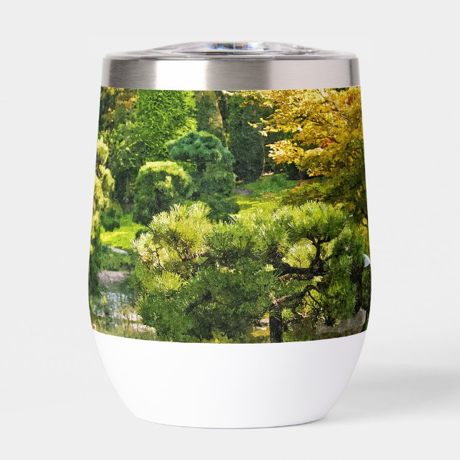 Effet de peinture de jardin japonais Paysage (Avant)