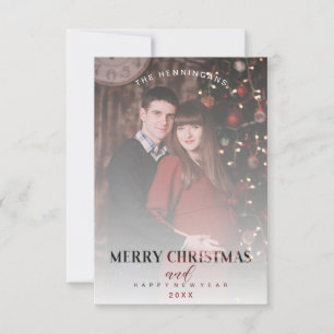 Effet de transparence moderne Photo de famille Noë