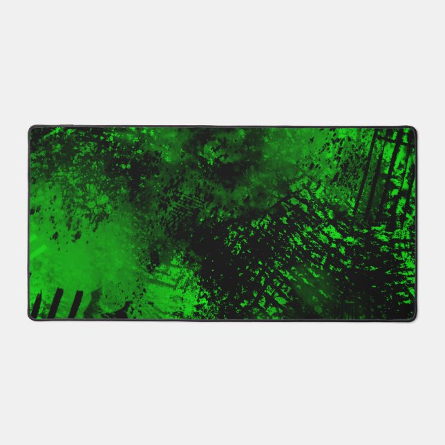 Effet Dessin de peinture vert et noir (Recto)