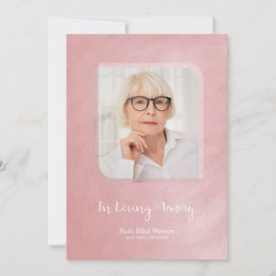 Effet Faux Pink Metal Se Souvenant Des Aimés